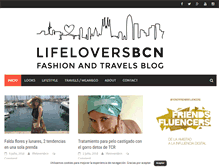 Tablet Screenshot of lifeloversbcn.com